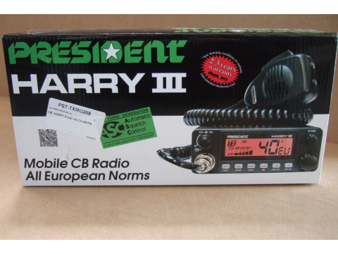 CB Président HARRY III ASC 40 CX AM-FM 12-24V