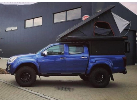 Hardtop Canopy Camper Isuzu D-Max DC de 2012-2020 Alu-Cab