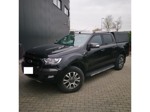 Hardtop Explorer noir strié Double Cabine Ford Ranger 2012-2022 Alu-Cab