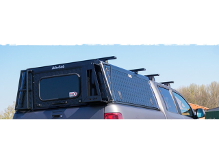 Hardtop Adventure noir strié Isuzu D-Max 2012-2020 double cabine Alu-Cab