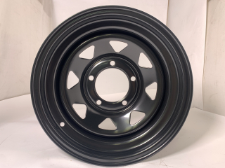 Jante acier Triangular noire 7X15 5x139.7 ET-6 CB108 Suzuki Jimny & Samurai