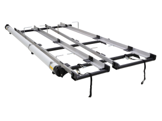 Système de porte-échelle double multi-coulissant 3 0 m avec conduit Toyota Hiace Gen V 2005-2019