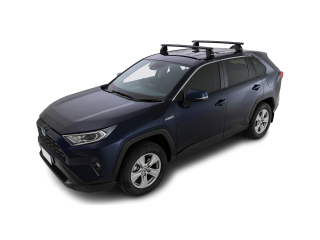 Kit 2 barres de toit noire Vortex 1260mm Toyota RAV4 Gen V XA50 2019-